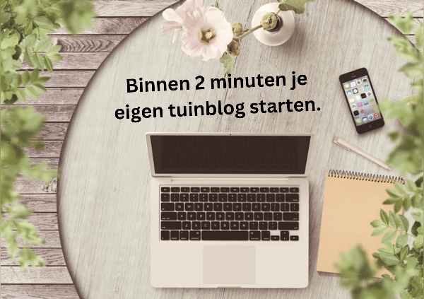 Tuinblog starten | online tuinplatform voor nederland en belgie | gratis website voor tuinieren tuinverhalen schrijven